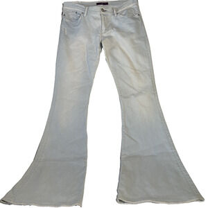 Victoria Beckham Jeans 31/35 Slightly Distressed, Flare / Selvage Bottoms- Stars